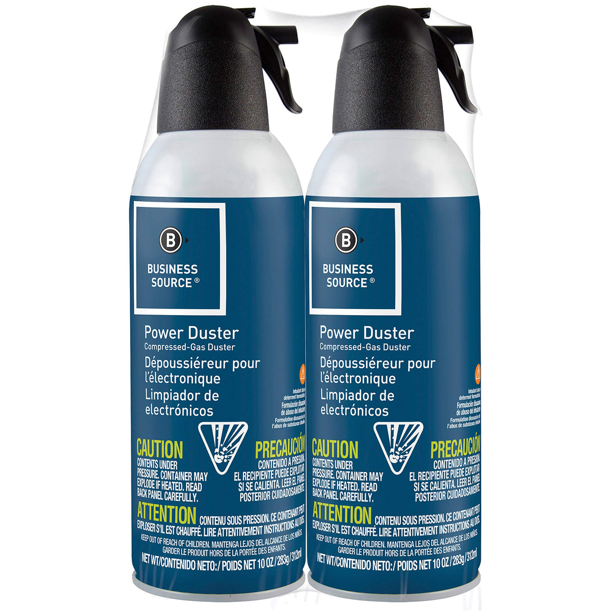 Business Source White / 2 Pack / 1 Compressed Air Dusters