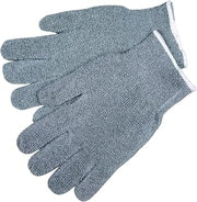MCR Safety 9415KM Heavy Weight Cotton/Polyester Loop Out Terry Gloves, Gray