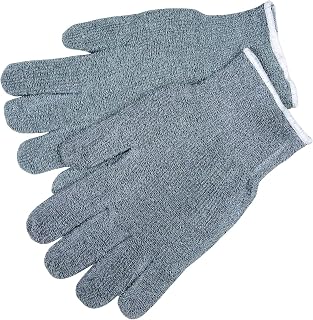 MCR Safety 9415KM Heavy Weight Cotton/Polyester Loop Out Terry Gloves, Gray