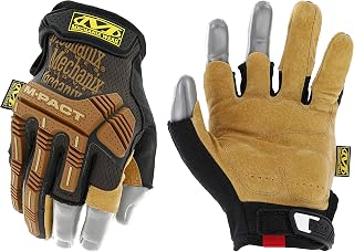 Mechanix Wear M-Pact Durahide Leather Framer Gloves, Brown Large