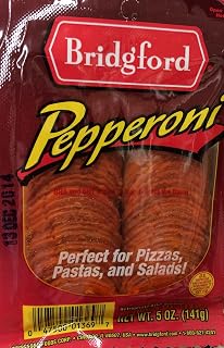 5oz Bridgford Pepperoni Deli Thin Sliced (One Bag per order)