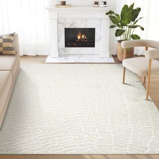 Neutral Cream Area Rug for Living Room by Abani – 2' x 3' (Rectangular), Polypropylene, Cream, Model NTL100A-2