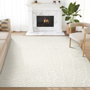 Abani 5' x 8' (Rectangular) / Cream / Modern Area Rugs