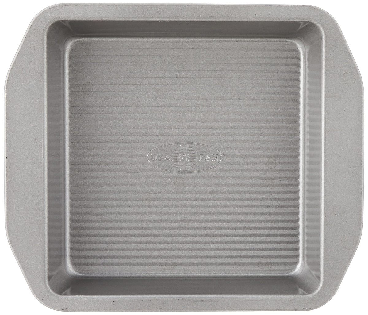 1 American Bakeware Classics 8-Inch Square Cake and Brownie Pan by USA Pan – Aluminized Steel, 8 inches, Steel, Model 1120BW-3-ABC