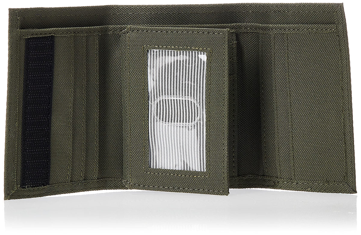 Men's Trifold Nylon Wallet by Timberland – One Size, Nylon, Olive, Model 5901235