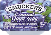 Smuckers Concord Grape Jelly, 0.5 Ounce -- 400 per case.