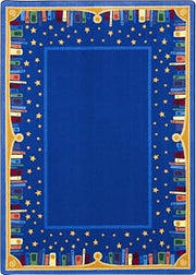 Joy Carpets Magic of Reading 5'4" x 7'8" Area Rug in Color Multi