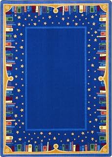 Joy Carpets Magic of Reading 5'4" x 7'8" Area Rug in Color Multi