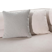 Nomad - Modern Off-White Fabric Curved Sectional Sofa by Limari Home – Fabric, Off-white, Model LIM-82127