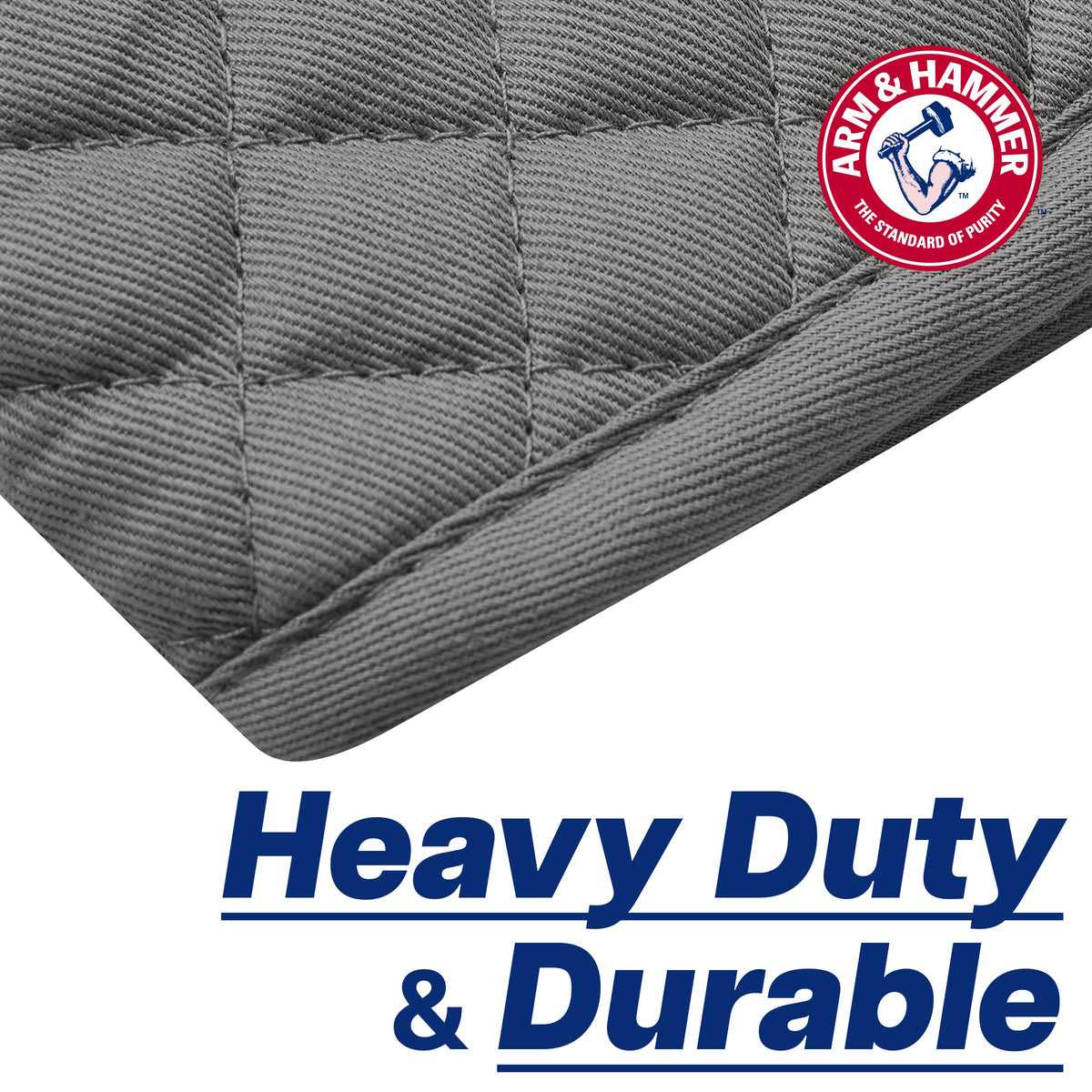 Arm & Hammer Gray / 6.5"x12" / 1 Oven Mitts