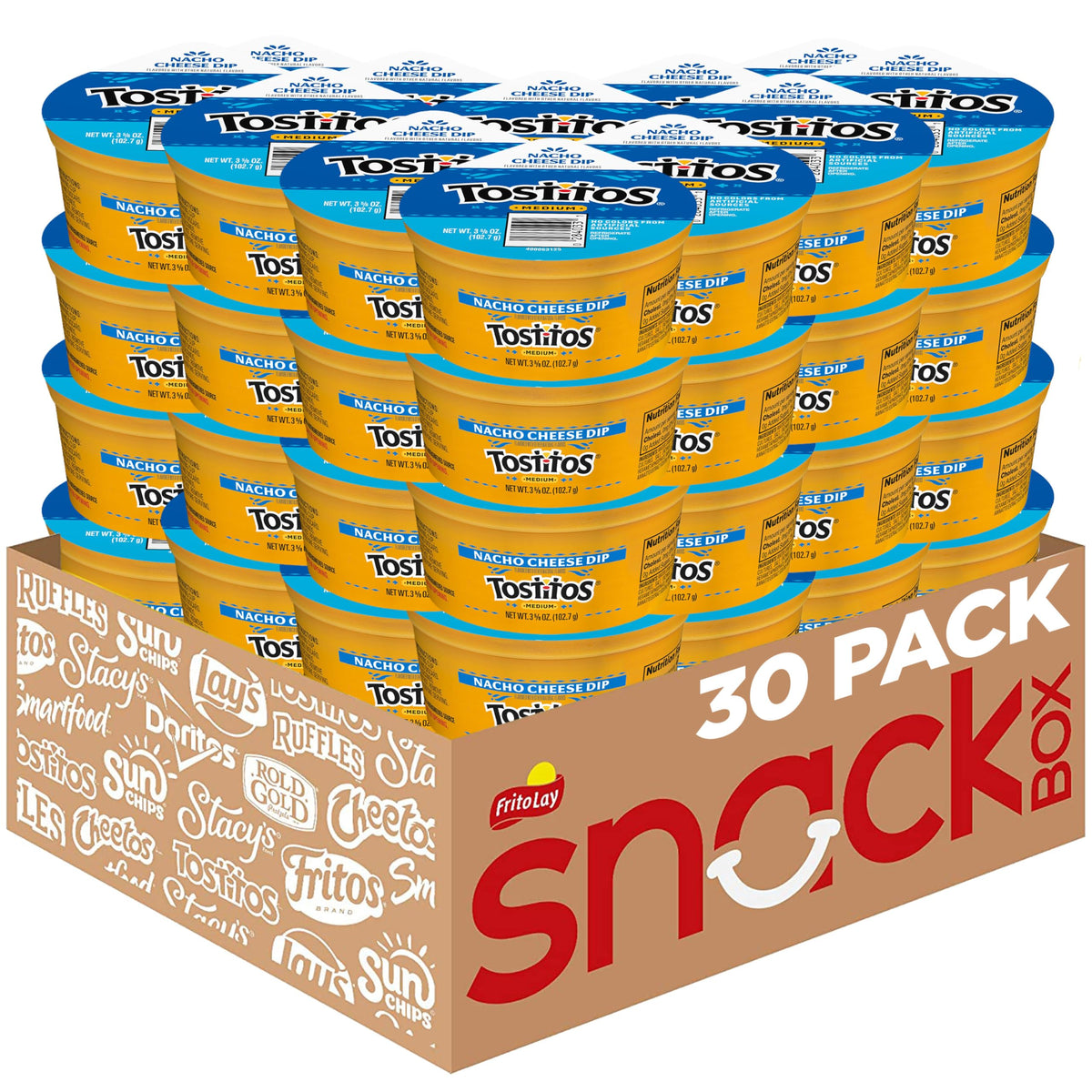 Tostitos Queso To Go / 30 Count (Pack of 1) / coffee Processed Cheese