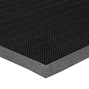 Trooper Outdoor Entryway Rubberized Doormat for Heavy Traffic Use by Apache Mills – 24 in x 32 in, Rubber, Black, Model 39-372-0900-24x32
