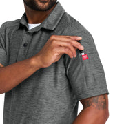 Men's Cooling Stretch Jersey Polo by Red Kap – Large, Polyester, Grey Heather, Model TCM2GH SS L