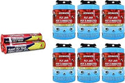 Catchmaster Outdoor Fly Trap Bundle, Giant Fly Glue Trap 3-Pack & Outdoor Fly Jar 6-Pack, for Garage, Backyard, Pool, Patio & Camping