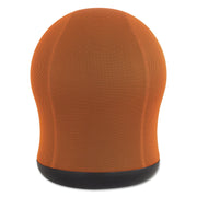 Zenergy Swivel Ball Chair by Safco – 23"H, 360-Degree Turn, Alloy Steel, Orange Mesh, Model 4760OR