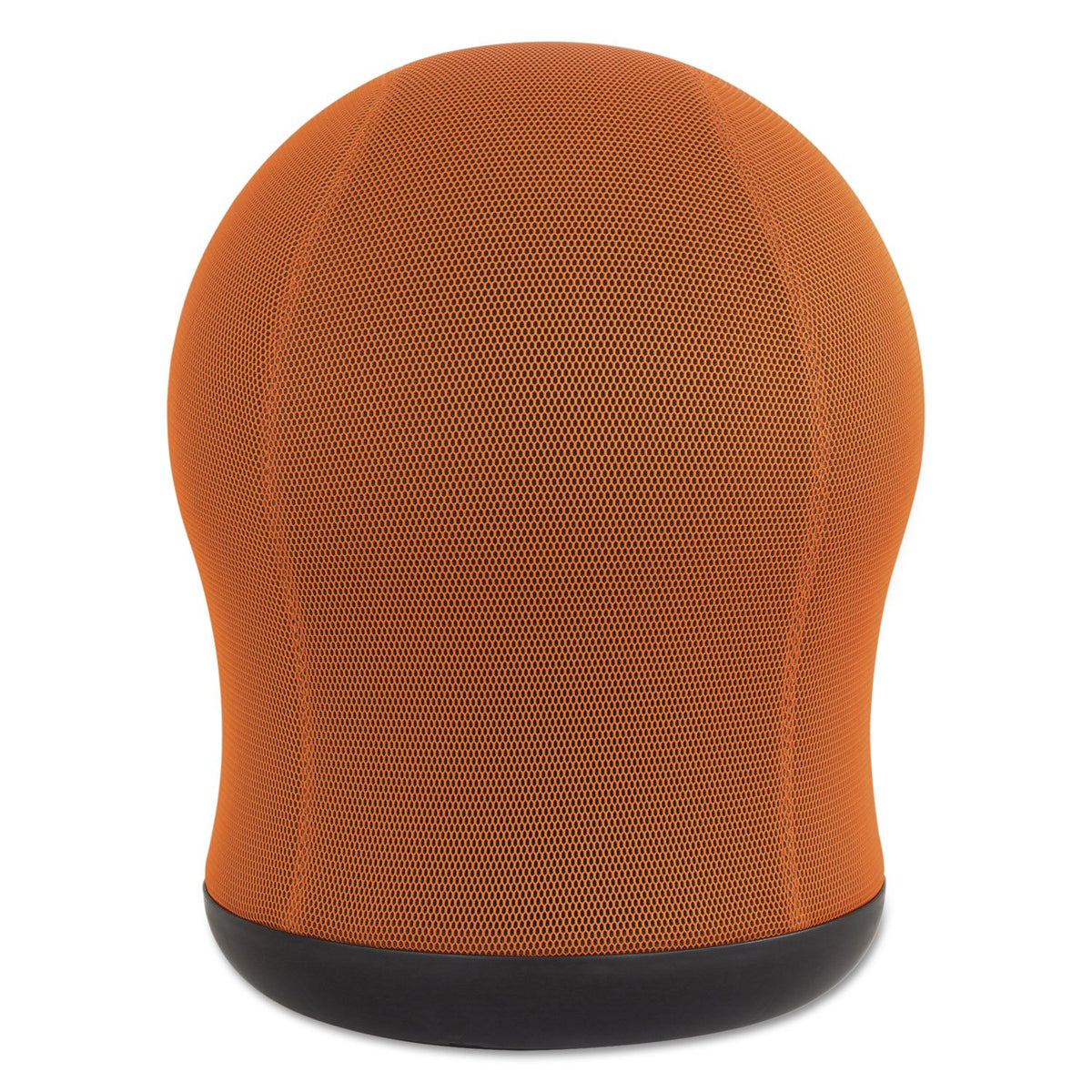 Zenergy Swivel Ball Chair by Safco – 23"H, 360-Degree Turn, Alloy Steel, Orange Mesh, Model 4760OR