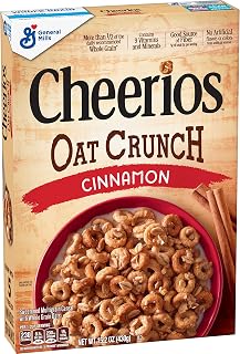 Cheerios Cinnamon Oat Crunch Breakfast Cereal, 15.2 oz