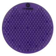 Splash Free Urinal Screen by AirWorks – 1 Count (Pack of 10), Blend, Purple Vineyard, Model AWSFUS234-BX