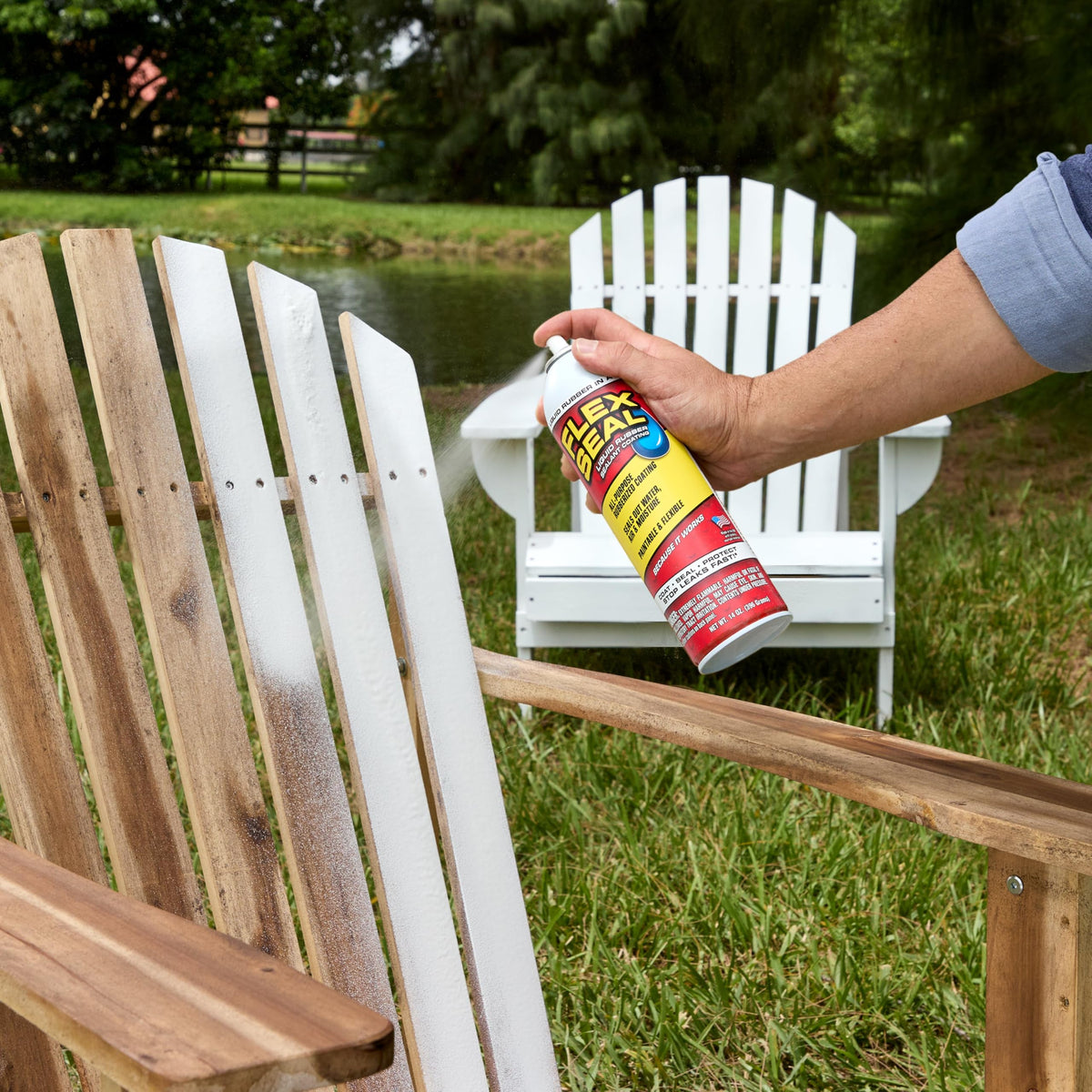 Clear Coating â€“ Aerosol Spray by Flex Seal – 14 Oz, Rubber, Clear, Model FSCL20C