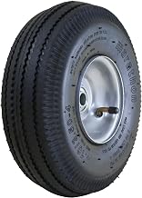 Marathon 20010 Pneumatic 4.10/3.50-4” Tire and Wheel Assembly, Replacement Hand Truck and Utility Tire