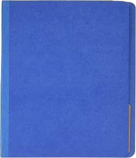 AbilityOne Pressboard Classification Folder - 2 Divider, 6 Part, Letter Size, Dark Blue 7530-01-556-7914