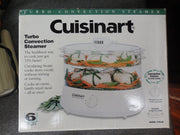 TCS-60 Convection Steamer by Cuisinart – 6 Quart, White & clear, Model TCS60