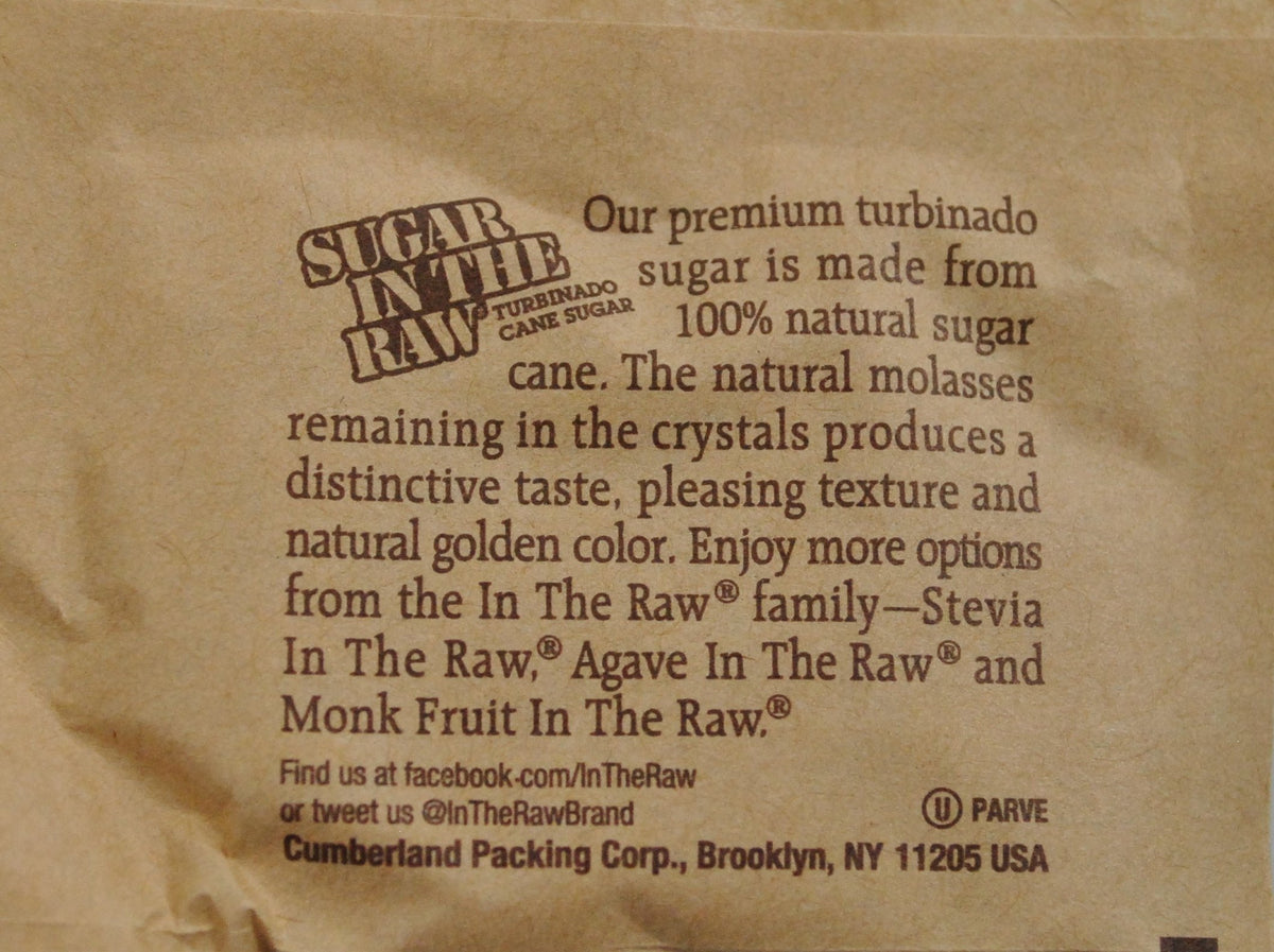 Packets 50400 (1200 Packets per Case) by Sugar in the Raw – 0.06 Ounce (Pack of 1200), brown, Model sugraw