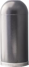 Witt Industries 415DTSVN Steel 15-Gallon Standard Open Top Indoor Waste Receptacle with Galvanized Liner, Round, 15" Diameter x 35" Height, Silver