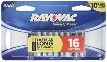AAA Batteries by Rayovac – 1 Count (Pack of 1), Aluminum, Blue, Model E-E51783