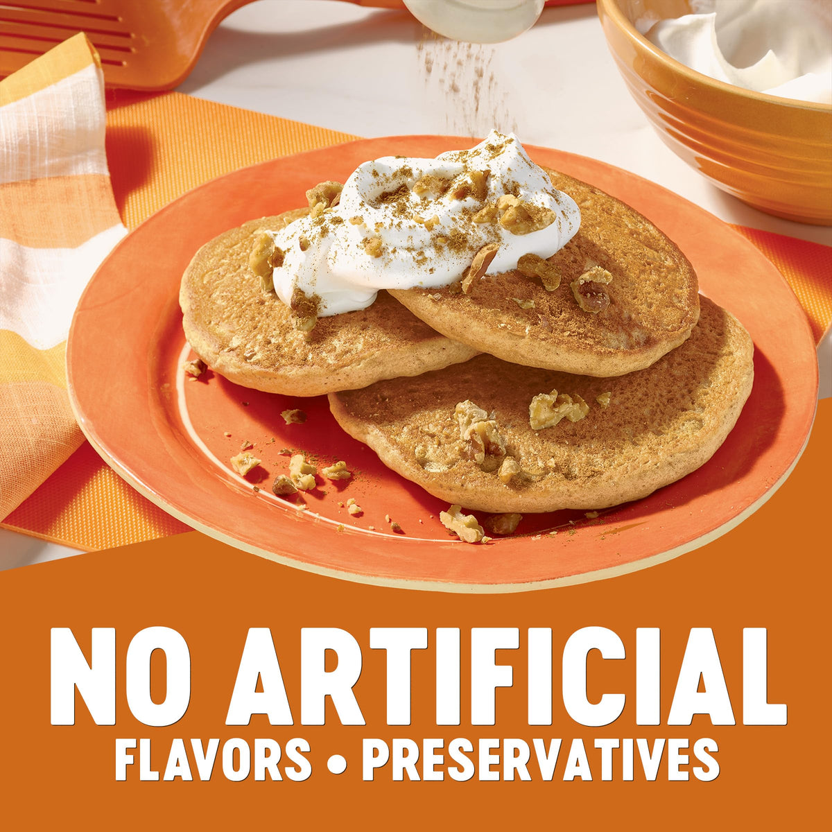 Pumpkin Spice Pancake Mix by Krusteaz – 16 Ounce (Pack of 1)