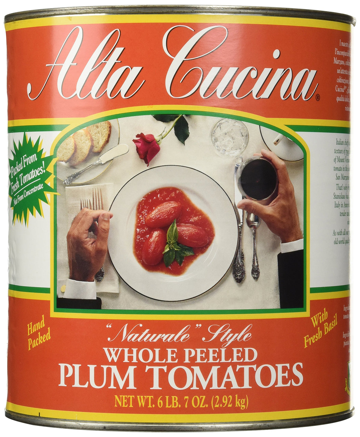 Alta Cucina Whole Tomatoes by Stanislaus – 6.43 Pound (Pack of 1)
