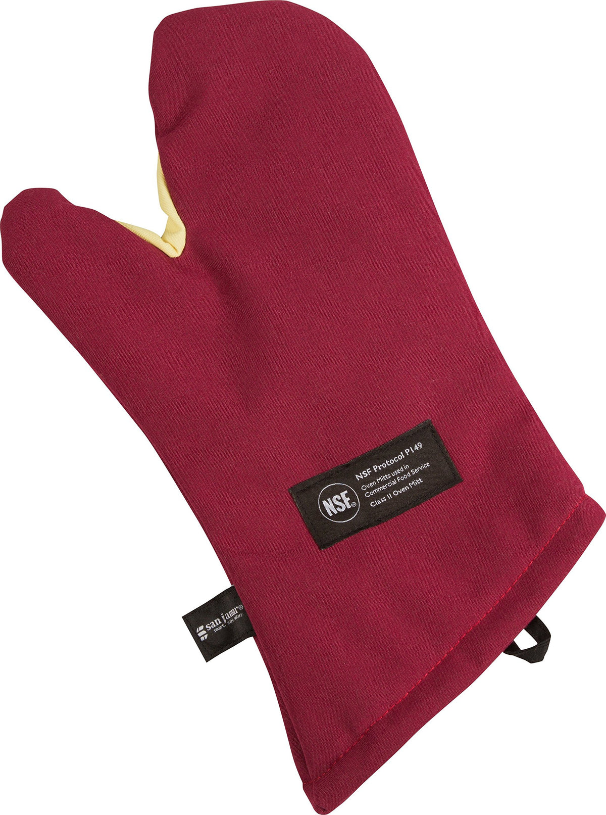 San Jamar 15" / Conventional / Red Oven Mitts