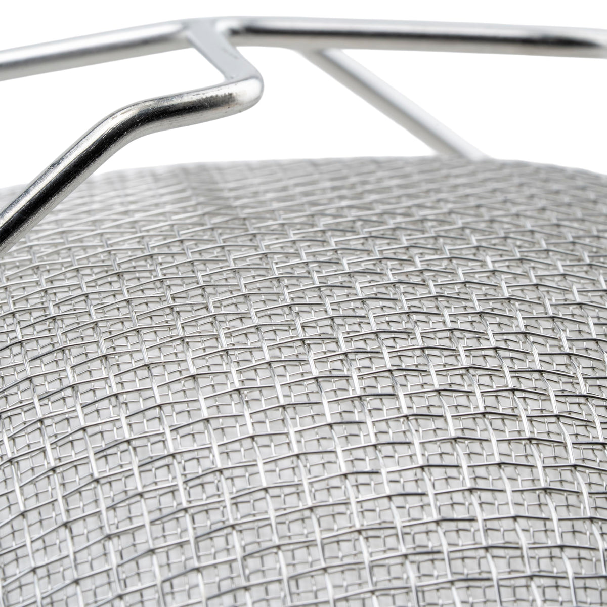 10 1/2" Tan Double Mesh by Winco – Medium, Stainless Steel, Nickel, Tan, Model MST-10RB