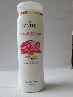 Pantene Pro-V Curly Hair Curl Perfection Moisturizing Shampoo, 12.6 oz, (Pack of 2)