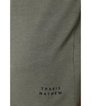 Cloud Crew Long Sleeve by TravisMathew – Medium, 48.5% cotton, Dark Olive, Model A46609