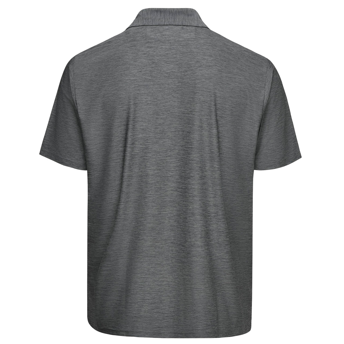 Men's Cooling Stretch Jersey Polo by Red Kap – Large, Polyester, Grey Heather, Model TCM2GH SS L
