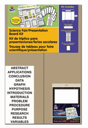 Presentation Board Kit by Pacon – 48 x 36 inches, Corrugate, White, Includes Self-Adhesive Project Papers, Model 3794