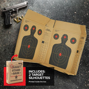 Modern Innovations 8 / 4 Count Pack of 2 / Brown Targets & Accessories
