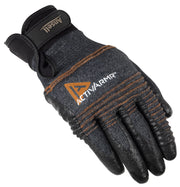 ActivArmr 97-008 Multipurpose Gloves - Medium-Duty by Ansell – Small (Size 8), Nylon/Spandex/Kevlar, Black/Grey/Orange, Pack of 1000, Model ASL111810
