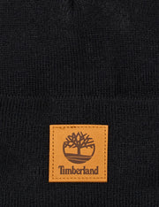 Women's Classic Tall Beanie by Timberland – Acrylic, Black Leather Patch, Model T101391