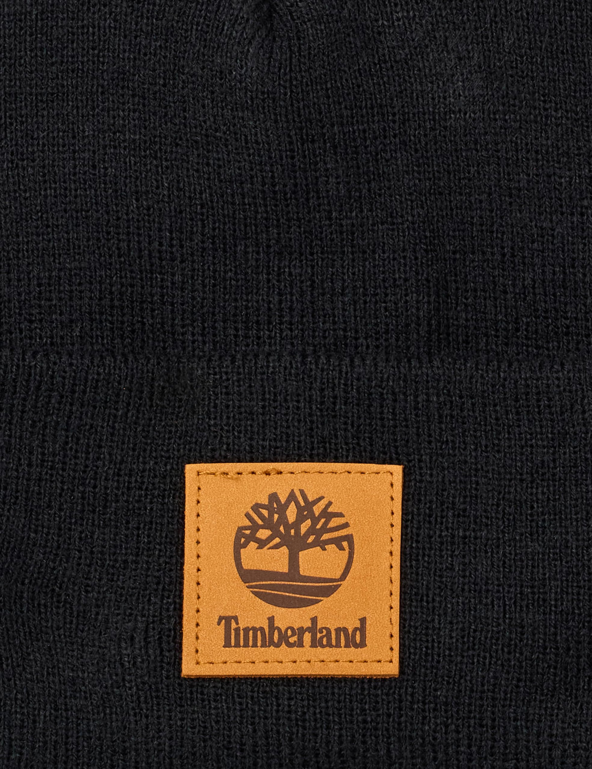 Women's Classic Tall Beanie by Timberland – Acrylic, Black Leather Patch, Model T101391