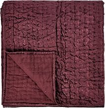 Villa by Classic Home Bari Velvet Port Red Queen Quilt
