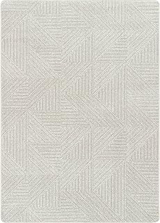 Joy Carpets Above Board 7'8" x 10'9" Area Rug in Color Dove