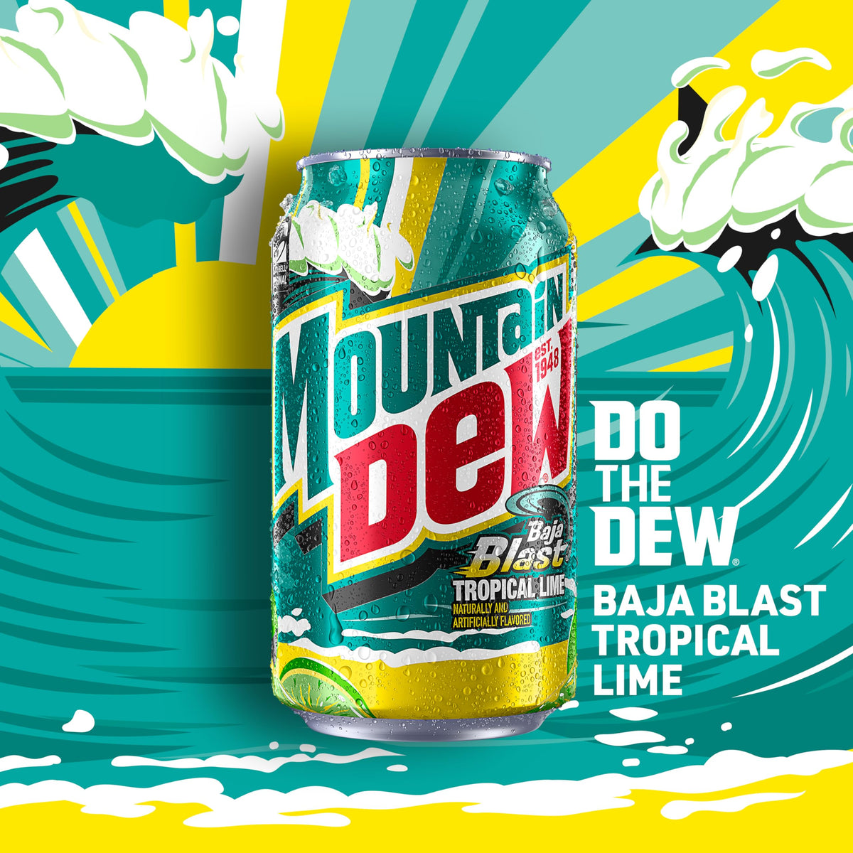 2 Flavor Baja Variety Pack (Baja Cabo Citrus, Baja Blast), 12 Fl Oz Cans (Pack of 18) by Mountain Dew – 12 Fl Oz (Pack of 18), Pack of 18
