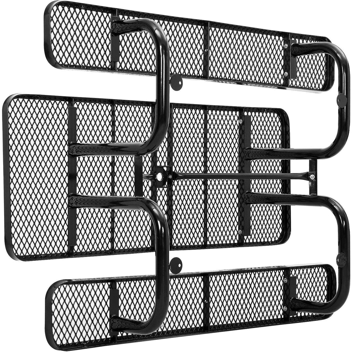 6’L Rectangular Picnic Table by Global Industrial – 72 inches x 30 inches x 29.5 inches, Steel, Black, Model 277152BK
