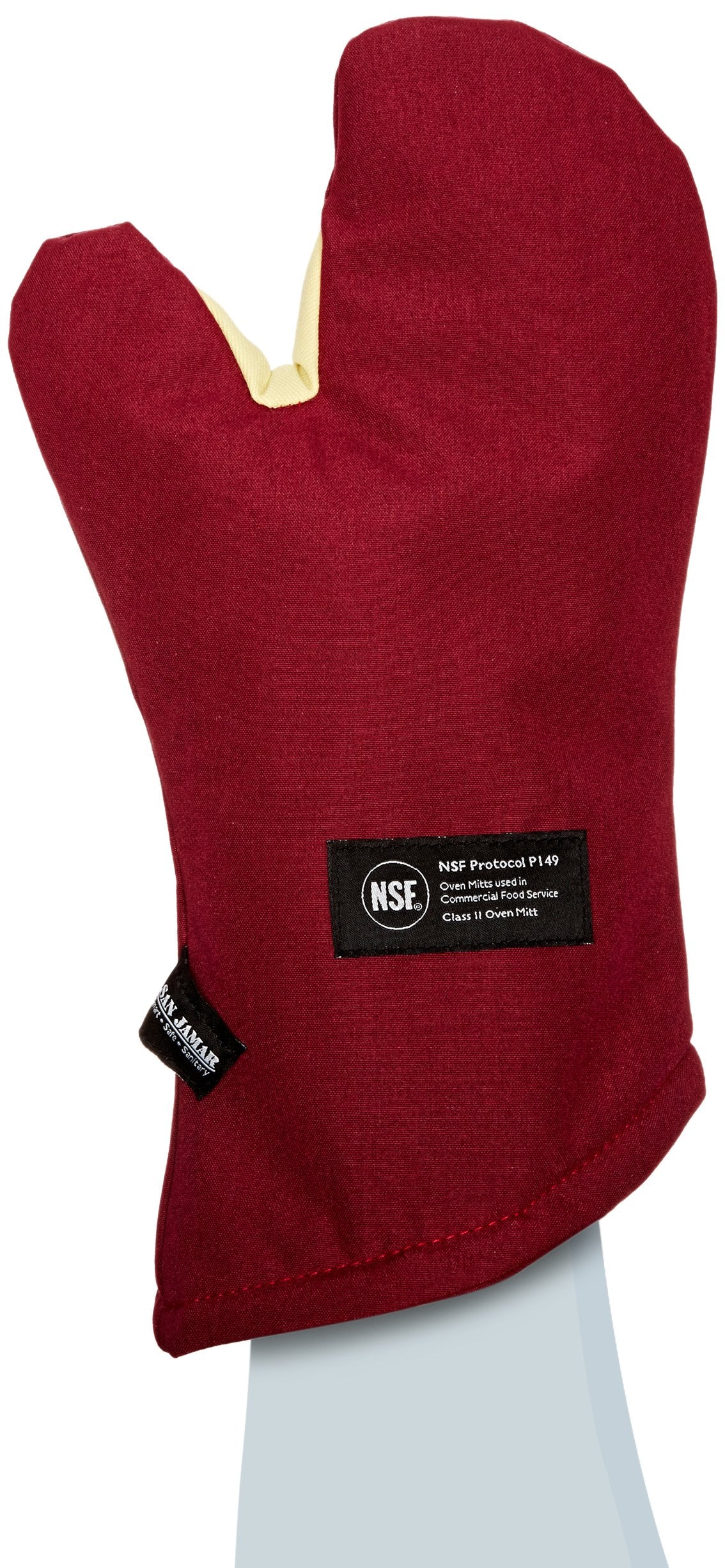San Jamar 15" / Conventional / Red Oven Mitts