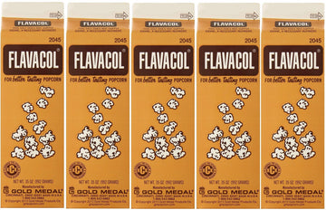 Prod. 2045 Flavacol Seasoning Popcorn Salt 35oz. (Pack of 5) by Gold Medal – 35 Ounce (Pack of 5), Pack of 5, Model GLD2045PK5
