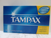 Regular Tampons with Flushable Cardboard Applicator - Regular - 10 ct by Tampax – Cardboard, Model 7301020831