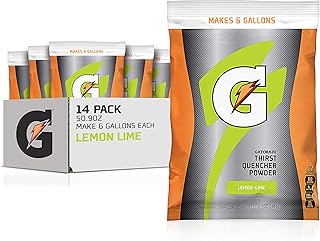Gatorade Thirst Quencher Powder, Lemon Lime, 50.9 Ounce (Pack of 14)