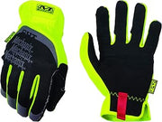 Mechanix Wear FastFit E5 Work Gloves X-Large Black/Fluorescent Yellow